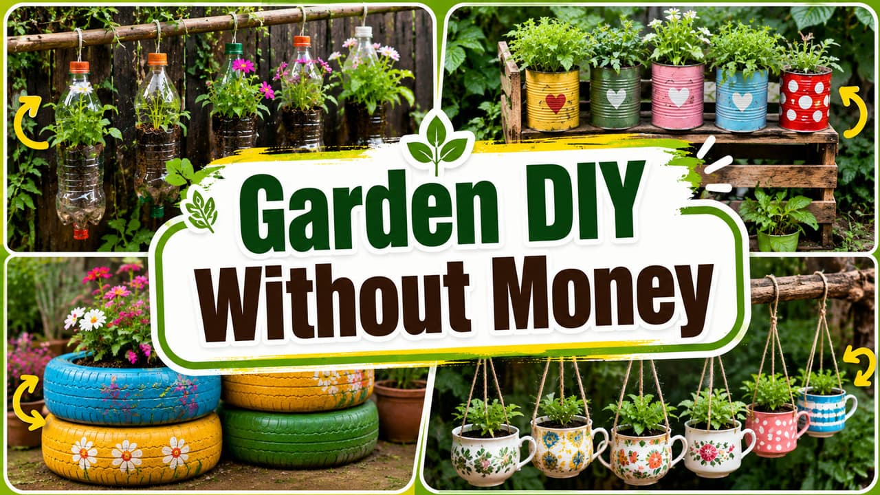7 Zero-Cost DIY Garden Ideas to Transform Your Home Into a Green Paradise