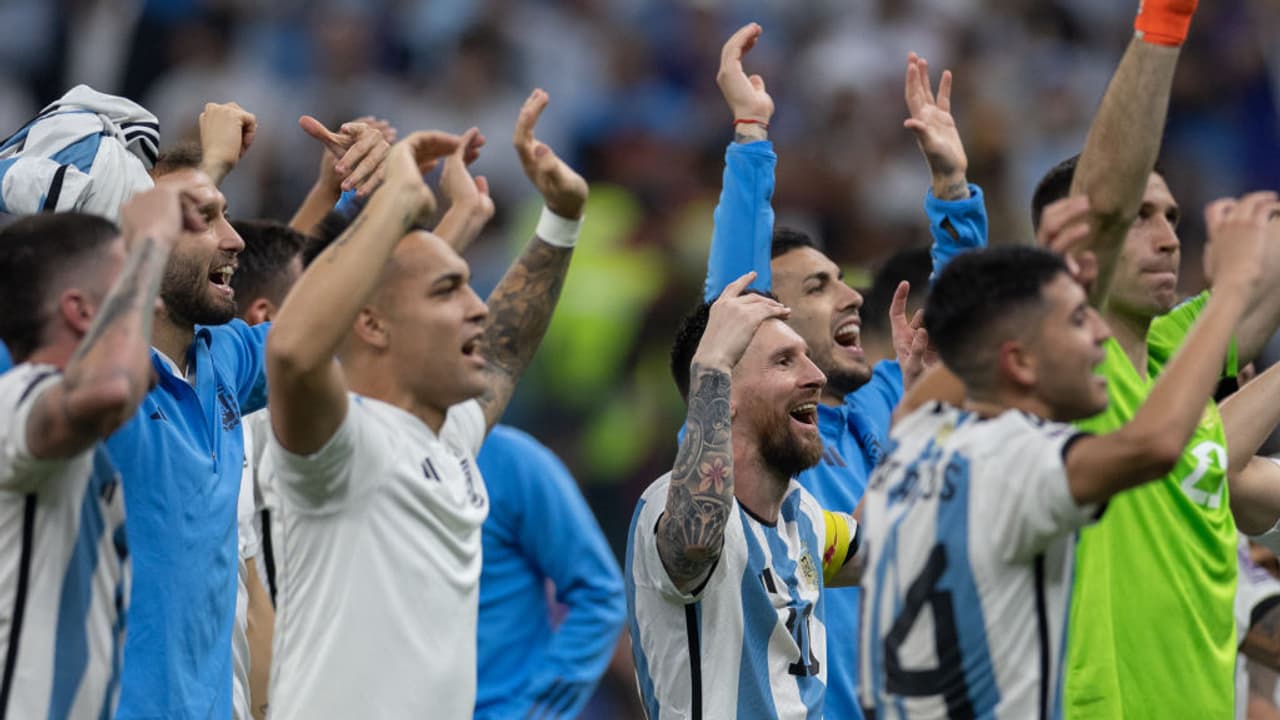'Olé Messi' Chants Bring Messi to Tears as Argentina Celebrate Stunning FIFA World Cup Semifinal Win (WATCH)