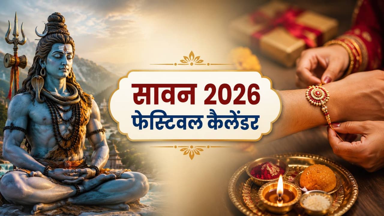 सावन 2026 में 2 ग्रहण और 4 सोमवार का संयोग, जानें शिवरात्रि, नागपंचमी और रक्षाबंधन की डेट