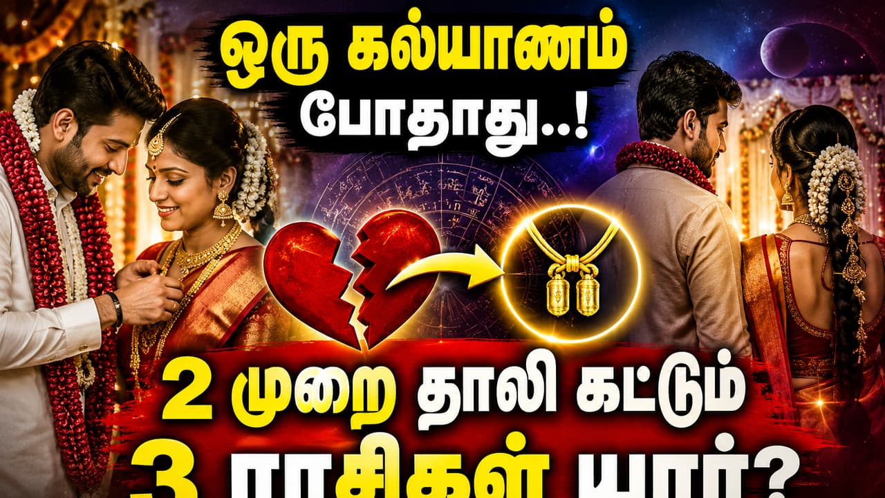 Two Marriage Yoga: ஒரு கல்யாணம் போதாது... 2 முறை தாலி கட்டும் யோகம் கொண்ட 3 ராசிகள்..!