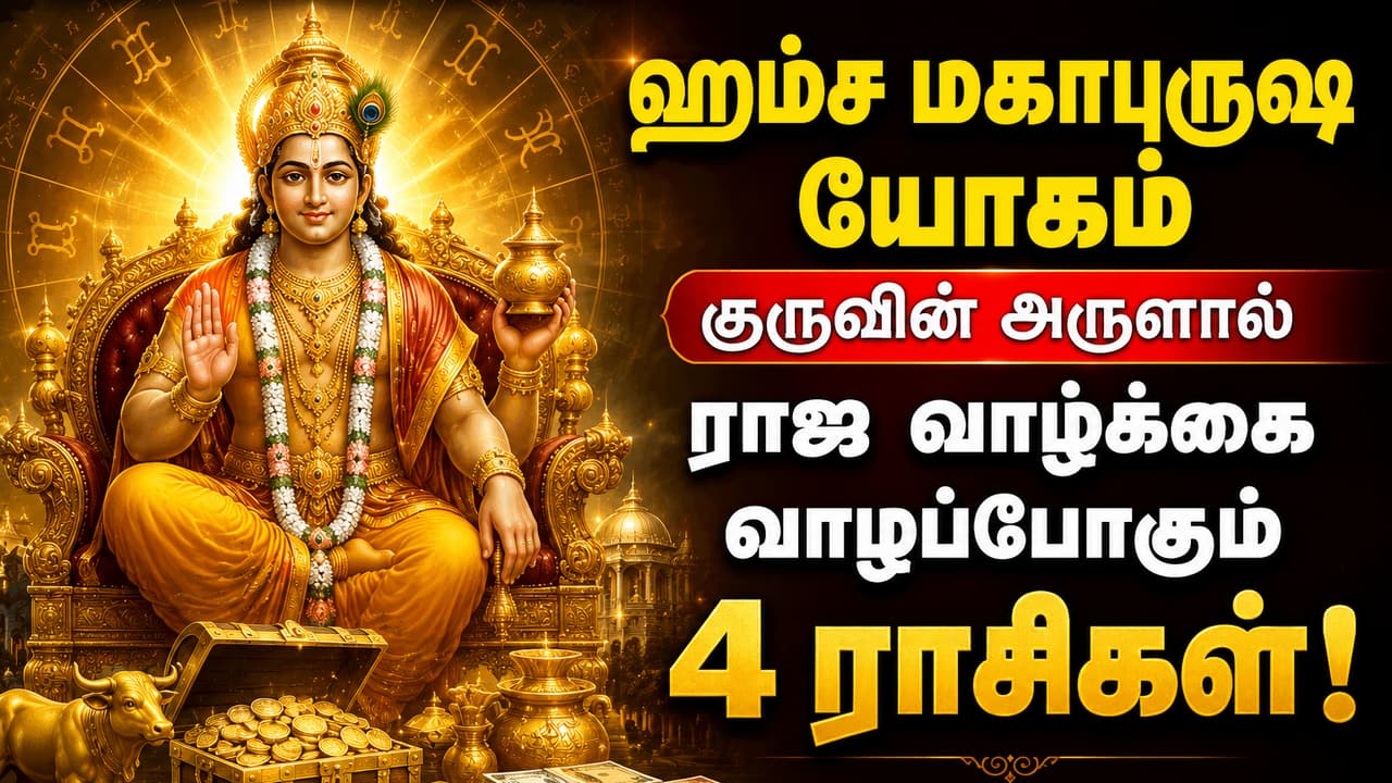 Royal Life Astrology: ஹம்ச மகாபுருஷ யோகத்தால் கோடி நன்மைகளை அள்ளப்போகும் 4 ராசிகள் யாரு தெரியுமா?