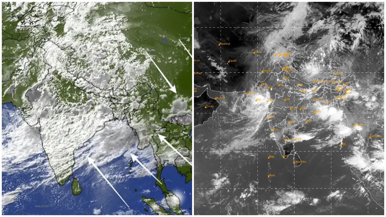 ভারতের ৯০% আকাশ মেঘে ঢাকা, ভারী বৃষ্টির পূর্বাভাস