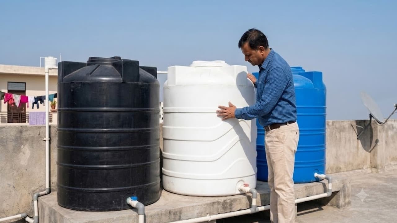 Water Tank: கருப்பா? வெள்ளையா? நீலமா? உங்க வீட்டுக்கு எந்த கலர் வாட்டர் டேங்க் பெஸ்ட்? எது ஆரோக்கியமானது?