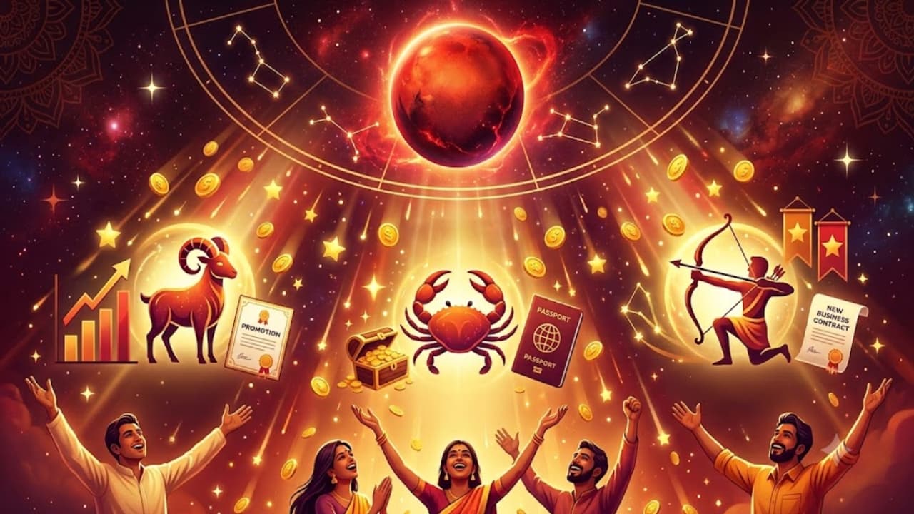 செவ்வாய் பெயர்ச்சியால் யோக மழையில் நனையப்போகும் 3 ராசிகள்! இனி அன்லிமிடெட் கொண்டாட்டம் தான்!