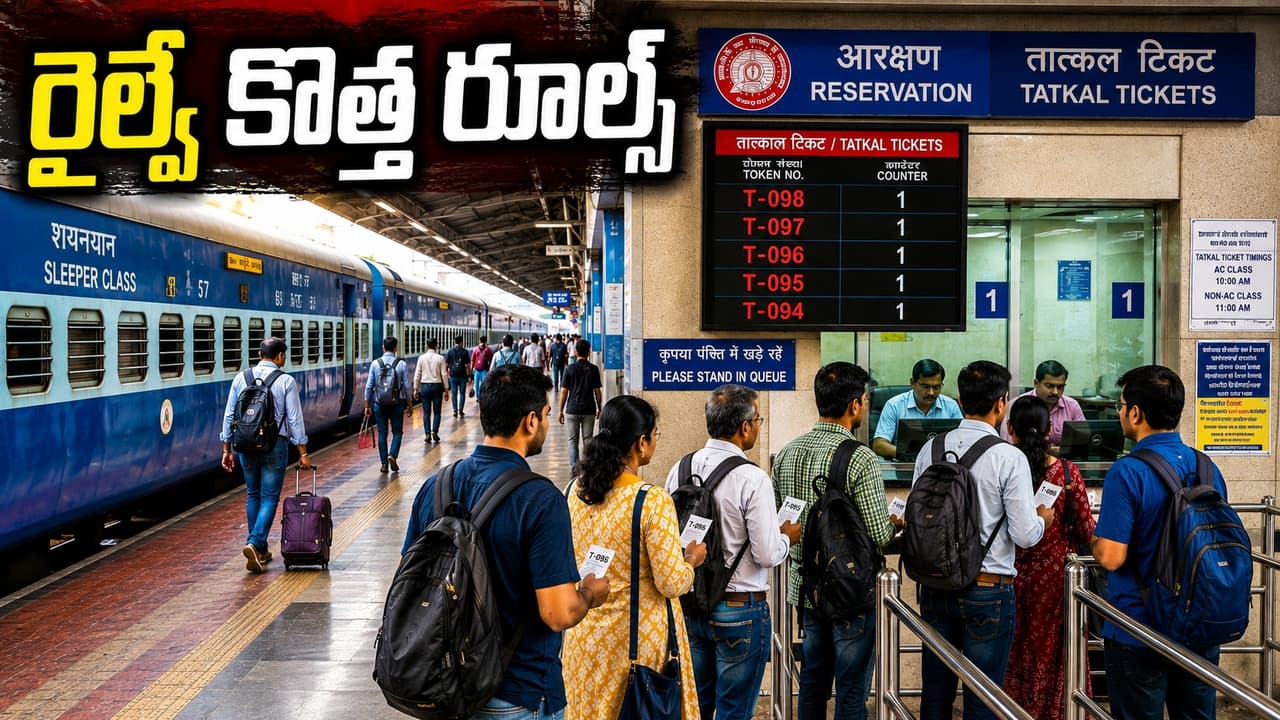 తత్కాల్ టికెట్ బుకింగ్‌లో కొత్త టోకెన్ విధానం