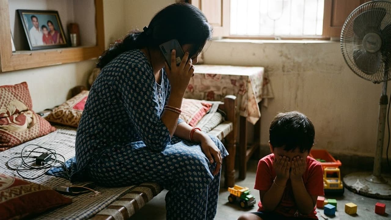 तीन वर्षांच्या मुलाचा गळा दाबून खून केल्याप्रकरणी आईवर गुन्हा