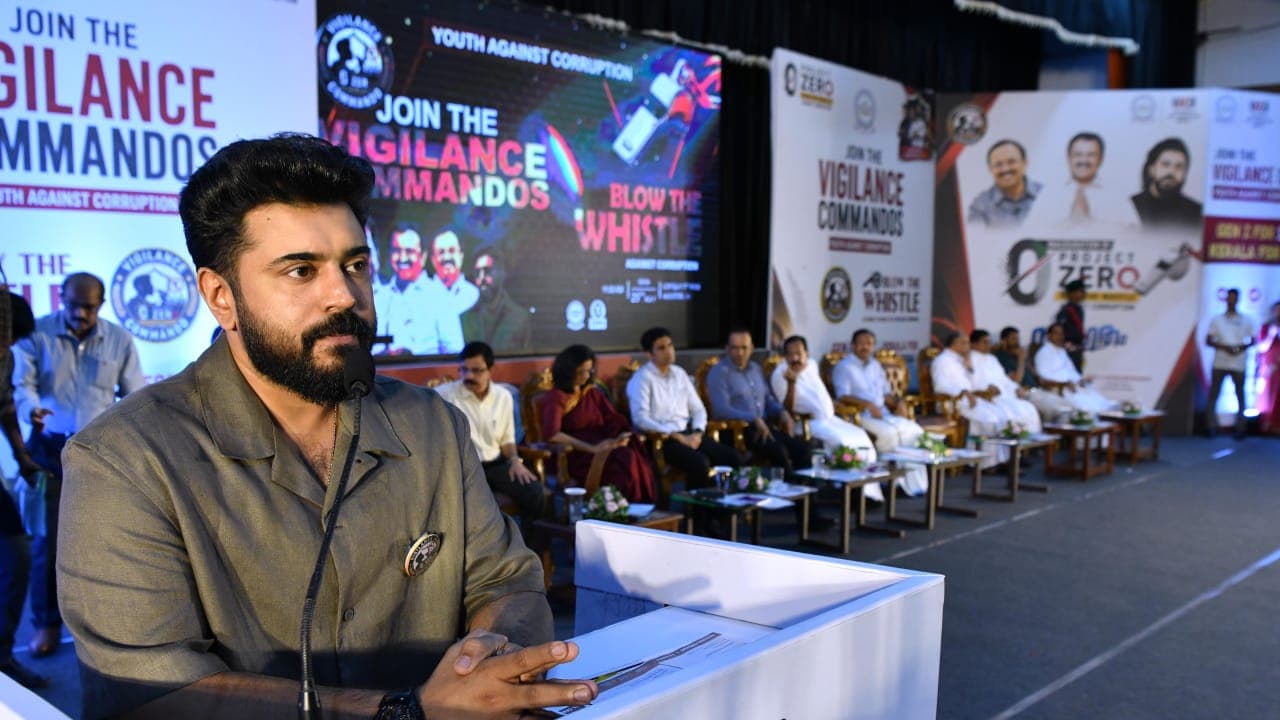 നിവിൻ പോളി സംസ്ഥാനത്തെ ആദ്യത്തെ വിജിലൻസ് കമാൻഡോ, പ്രതികരണ ശേഷിയുള്ള ജനതയെ വേണമെന്ന് താരം