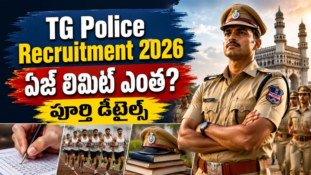 తెలంగాణలో 7,437 పోలీస్ ఉద్యోగాల భర్తీకి నోటిఫికేషన్ విడుదల