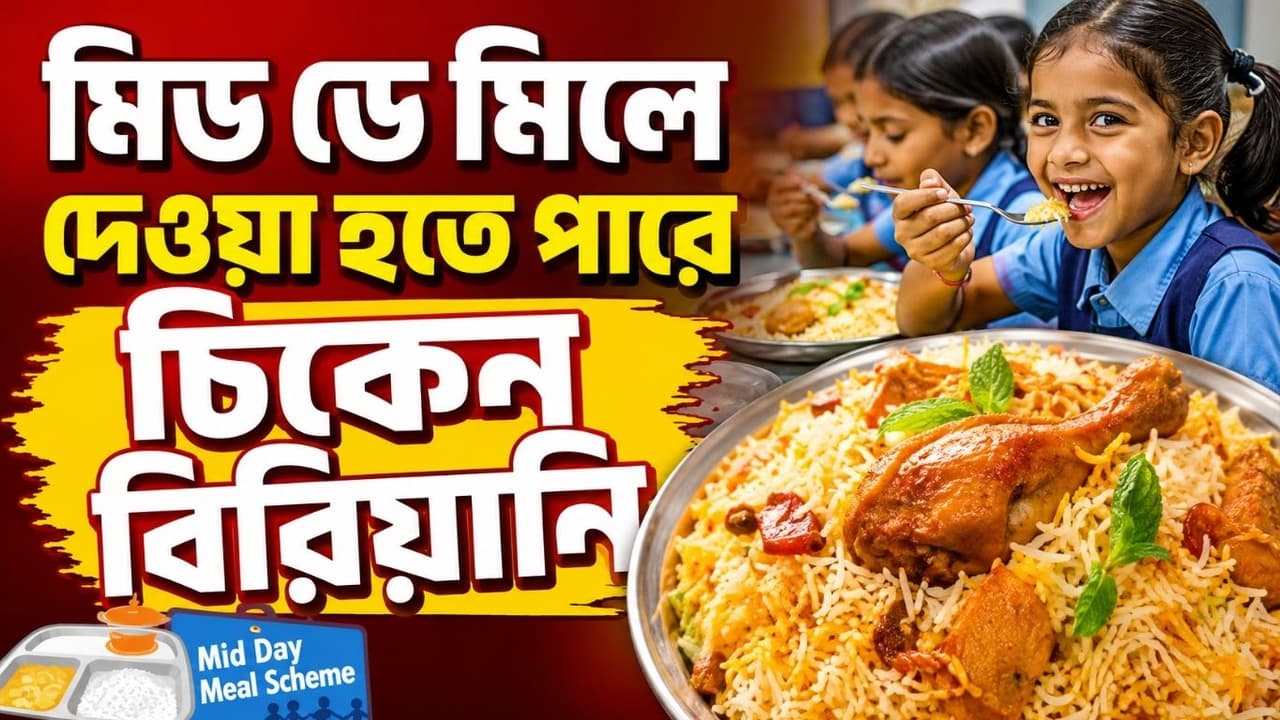 তামিলনাড়ুতে মিড-ডে মিলে চিকেন বিরিয়ানির প্রস্তাব