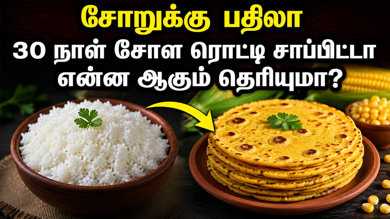 சோள ரொட்டி 30 நாட்கள்: உடலில் ஏற்படும் மாற்றங்கள் என்ன?