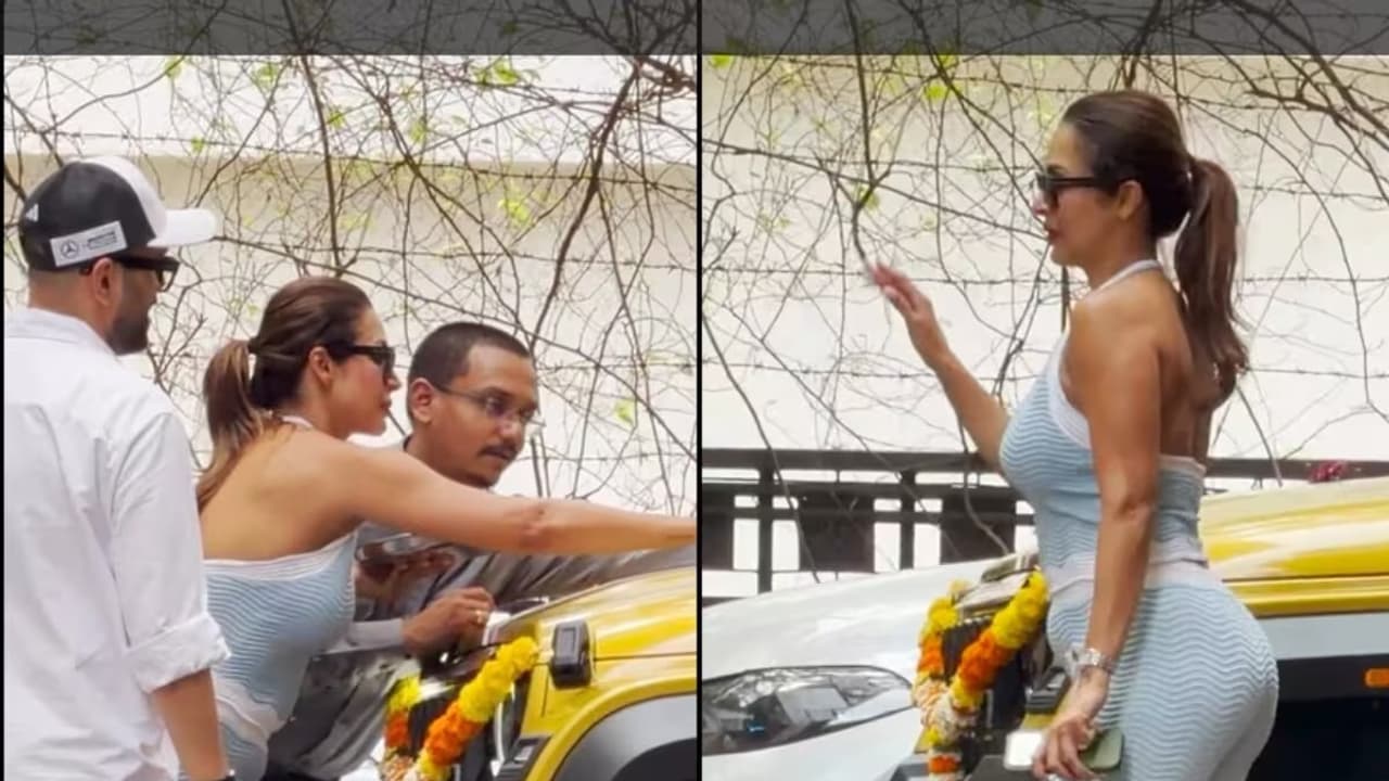 Watch: Malaika Arora's New Mahindra Thar Roxx Delivery Video Is Going Viral