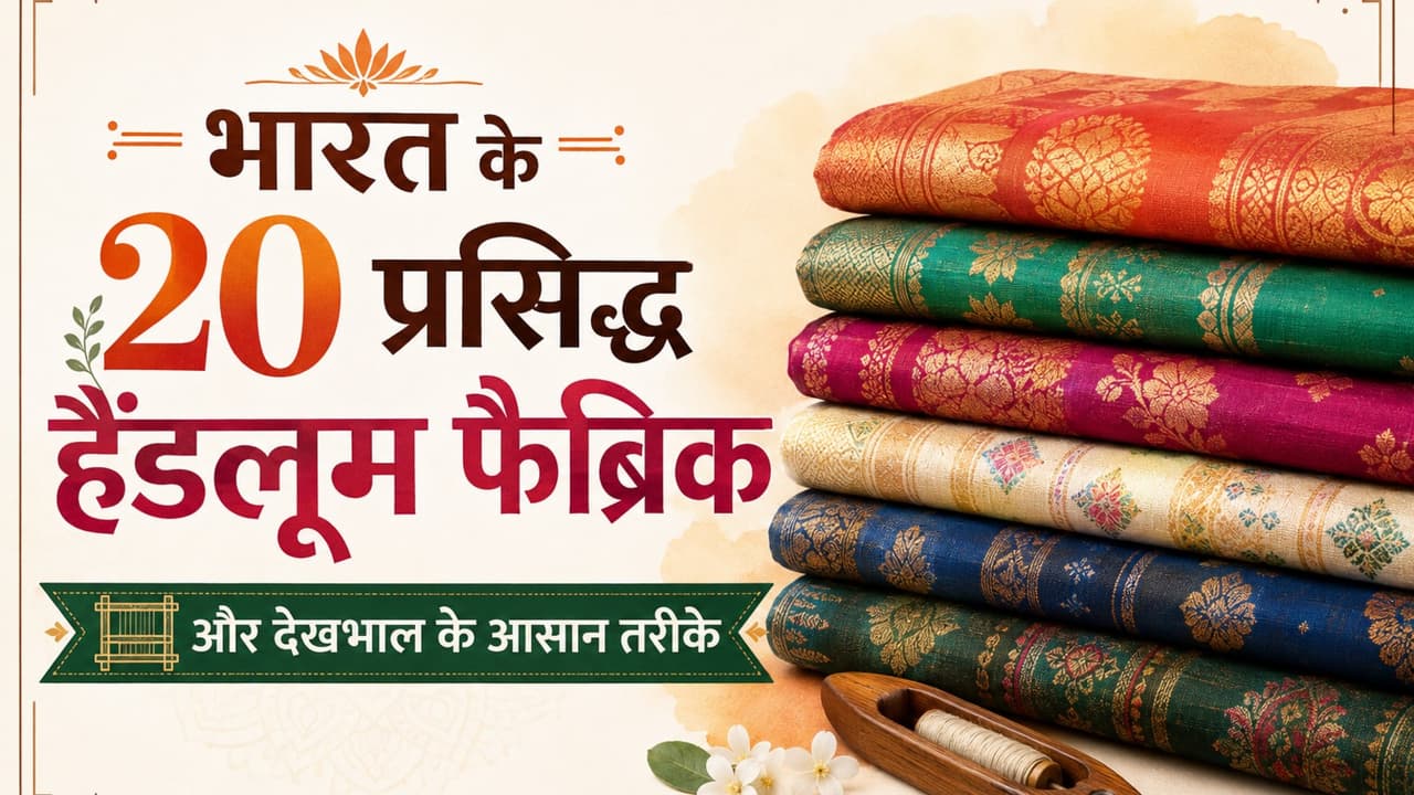 Handloom Day 2026: सिल्क से कसावु तक, भारत के 20 आइकॉनिक हैंडलूम फैब्रिक और उनकी केयर गाइड