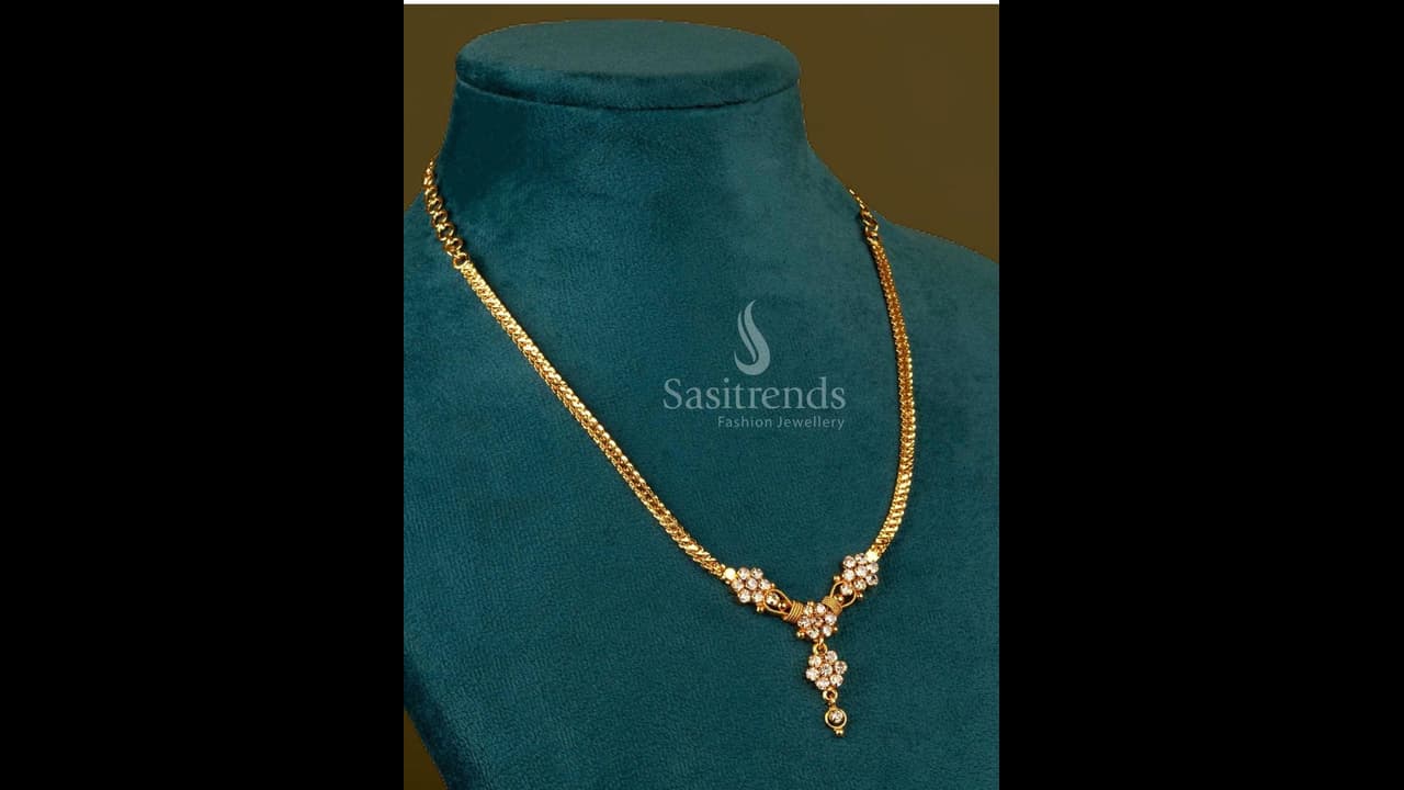 Gold Necklace: 10 கிராம் தங்கத்தில் அசத்தலான ஸ்டோன் நெக்லஸ் டிசைன்கள்!
