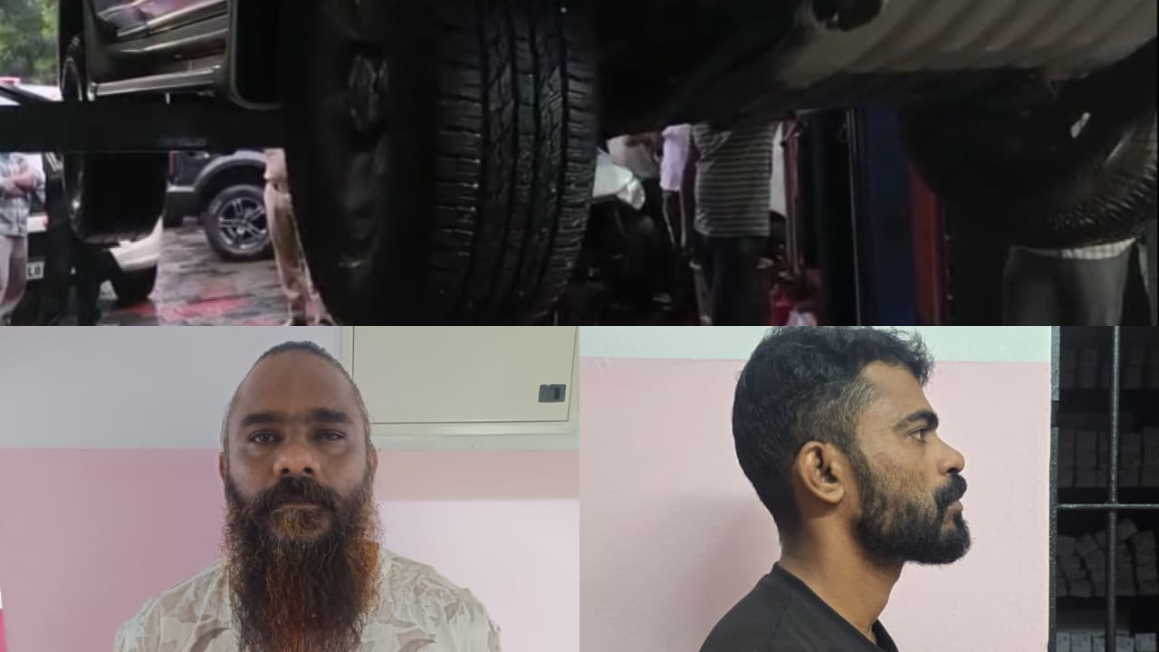 ആഡംബര കാറിനടിയിൽ സീക്രട്ട് ലോക്കർ, നിസാറിൻ്റെയും ഷമീമിൻ്റെയും സൂത്രപ്പണി പൊളിച്ച് പൊലീസ്; 95 ഗ്രാം എംഡിഎംഎ പിടിച്ചെടുത്തു