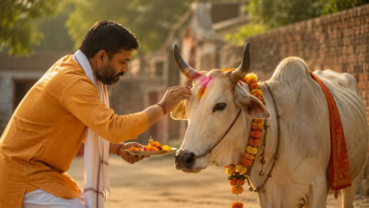 गौदान क्यों किया जाता है? क्या सचमुच मृत्यु के बाद वैतरणी नदी पार कराती है गाय? जानें पौराणिक कथा