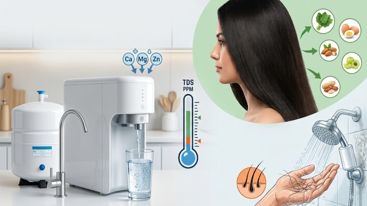 RO தண்ணீர் குடித்தால் முடி கொட்டுமா? மருத்துவ உண்மை