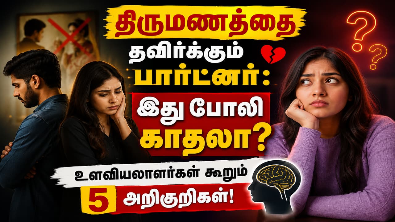 Relationship Advice: திருமணத்தை தவிர்க்கும் பார்ட்னர்.! இது போலி காதலா? டைம்பாஸ் காதலை அடையாளம் காணும் 5 உளவியல் ரகசியங்கள்!