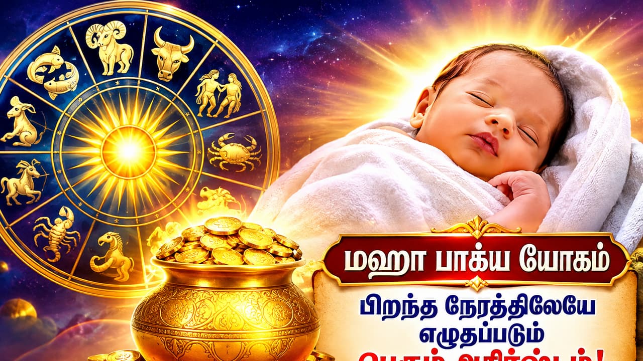 மஹா பாக்ய யோகம்: பிறந்த நேரத்தில் அதிர்ஷ்டம் உண்டா?