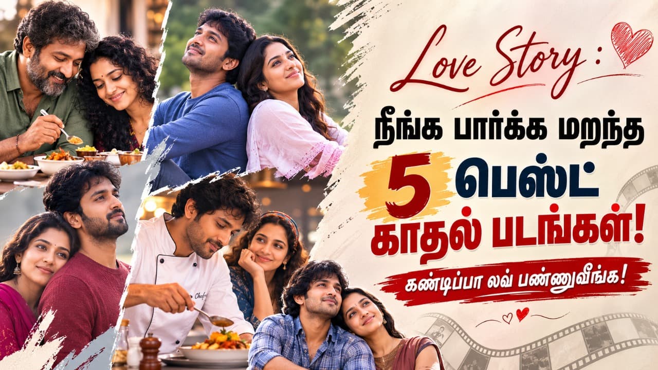 Love Story : நீங்க பார்க்க மறந்த 5 பெஸ்ட் காதல் படங்கள்! கண்டிப்பா லவ் பண்ணுவீங்க!
