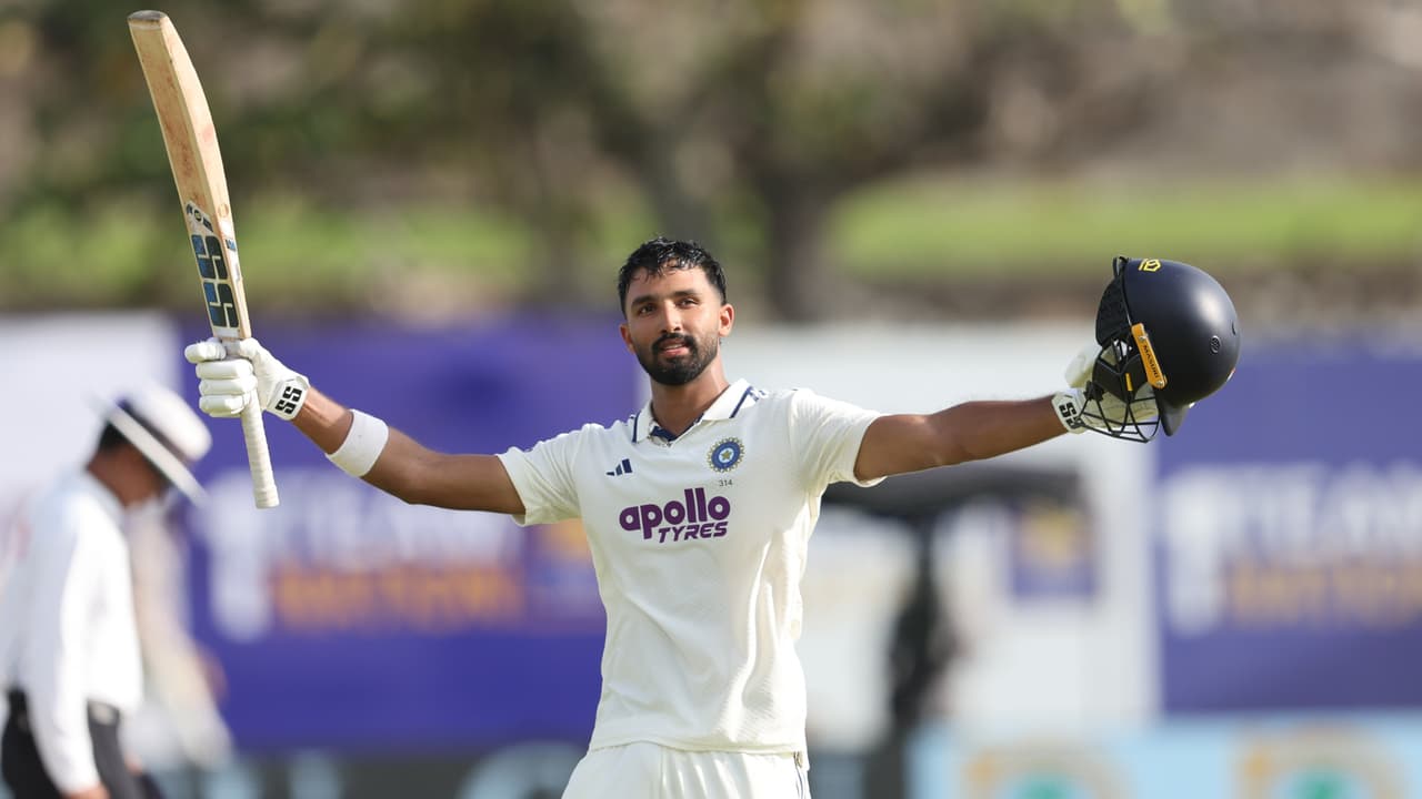 పడిక్కల్ సెంచరీతో భారత్ ఆధిపత్యం