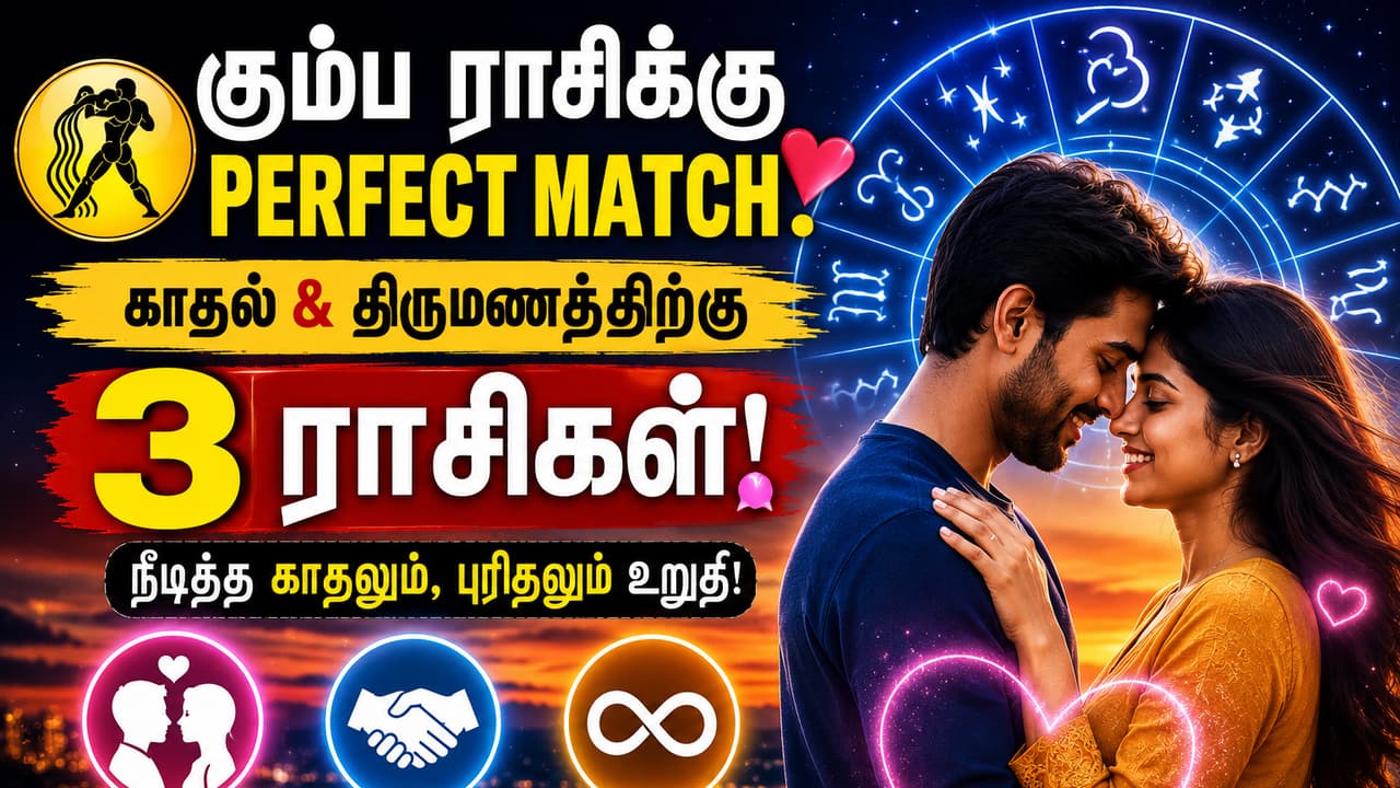 Best match for Aquarius: கும்ப ராசிக்கு யார் Perfect Match? இந்த 3 ராசிகளுடன் சேர்ந்தா செம கெமிஸ்ட்ரி
