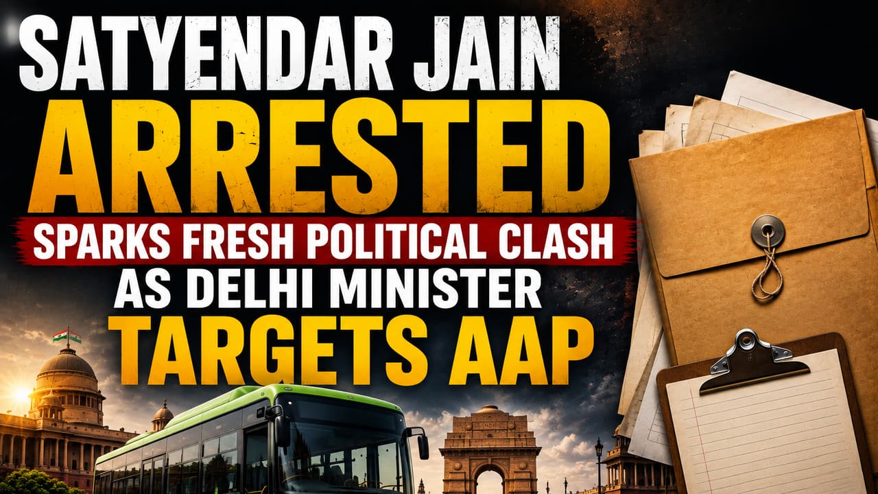 Delhi Politics Heats Up: Pankaj Singh Targets Satyendar Jain Over DJB Tender Case