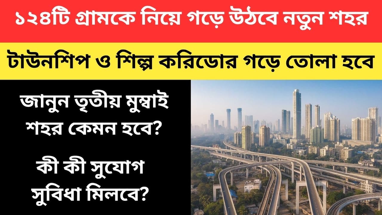 মুম্বাই ৩.০: নতুন পরিকল্পিত নগরী গড়ে তুলবে মহারাষ্ট্র