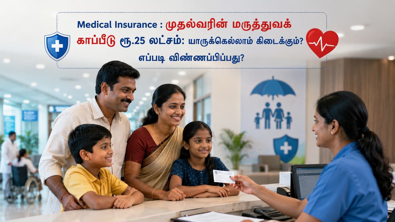 முதல்வரின் மருத்துவக் காப்பீடு ரூ.25 லட்சமாக உயர்வு