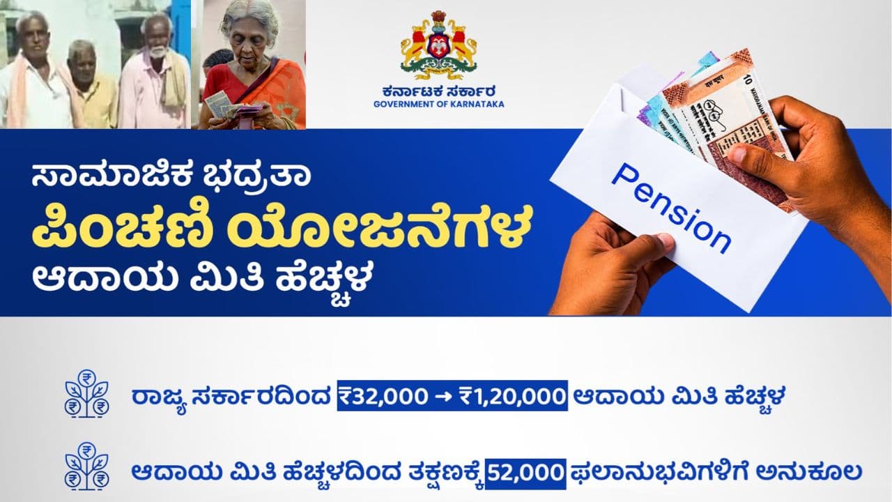 Karnataka Raises Pension Income Limit to ₹1.20 Lakh, Restores Suspended Pensions