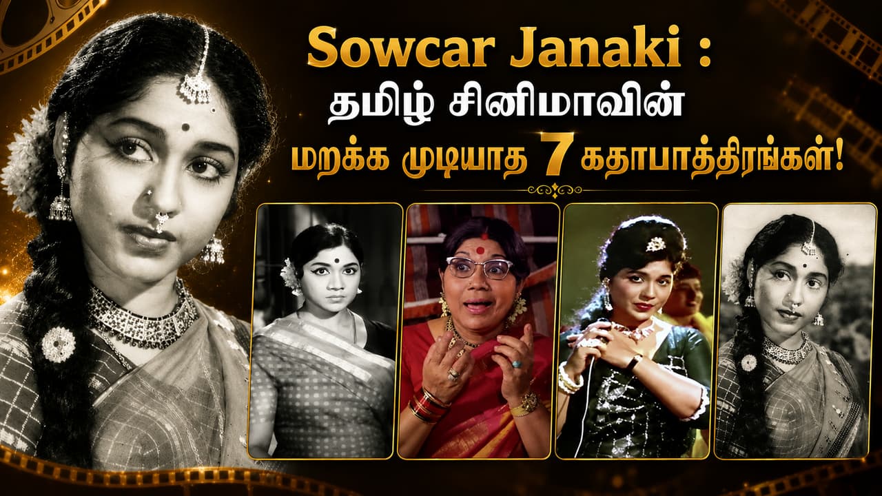 Sowcar Janaki : தமிழ் சினிமாவில் செளகார் ஜானகியின் மறக்க முடியாத 7 கதாபாத்திரங்கள்!