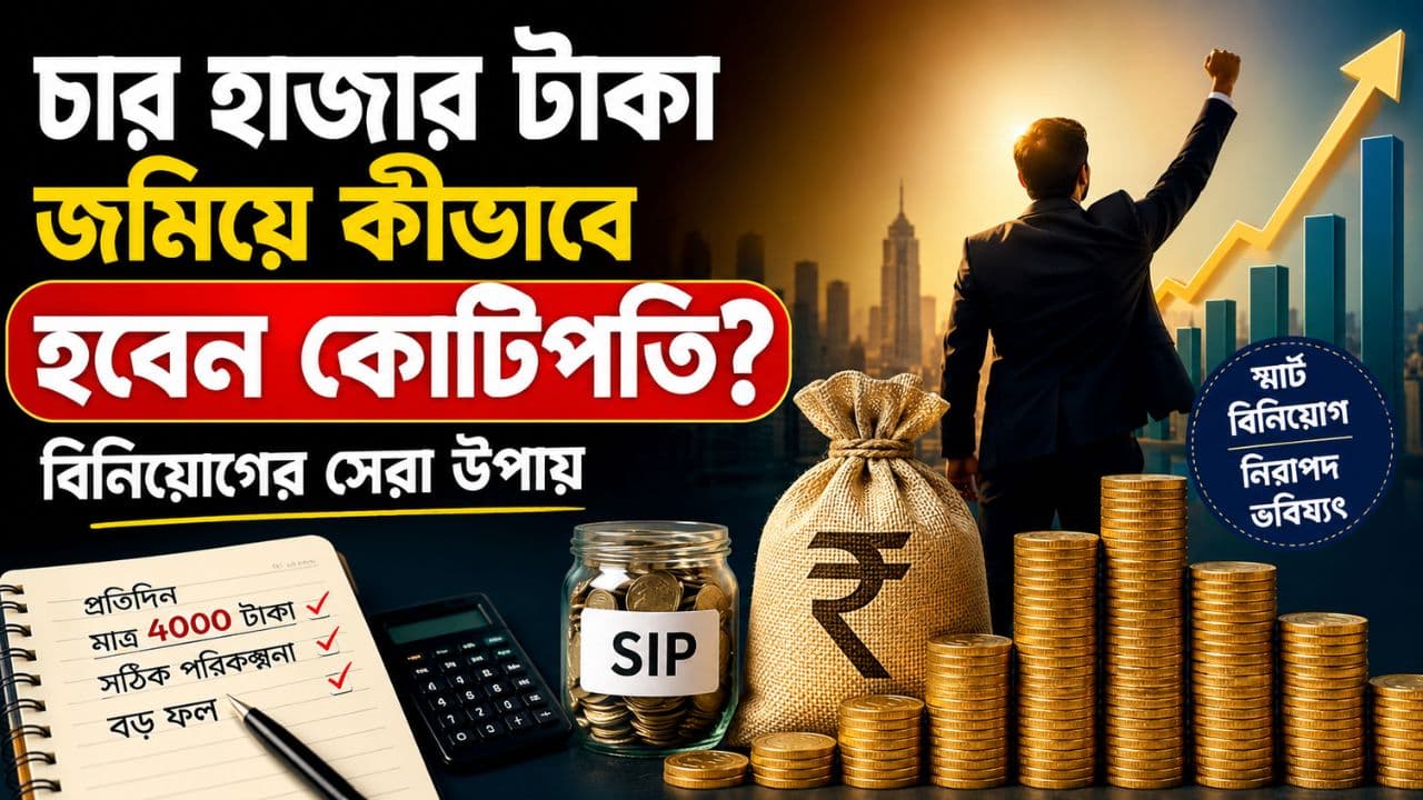মাসিক ৪ হাজার টাকার SIP-এ ২৮ বছরে কোটিপতি