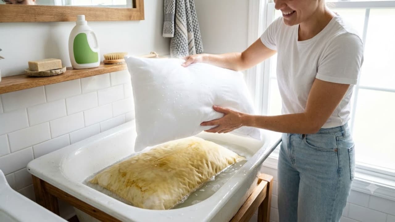 Pillow Cleaning: மஞ்சள் கறை படிஞ்ச தலையணையா? வெறும் ரூ.10-ல் பளபளக்க வைக்கும் மேஜிக் ட்ரிக்!