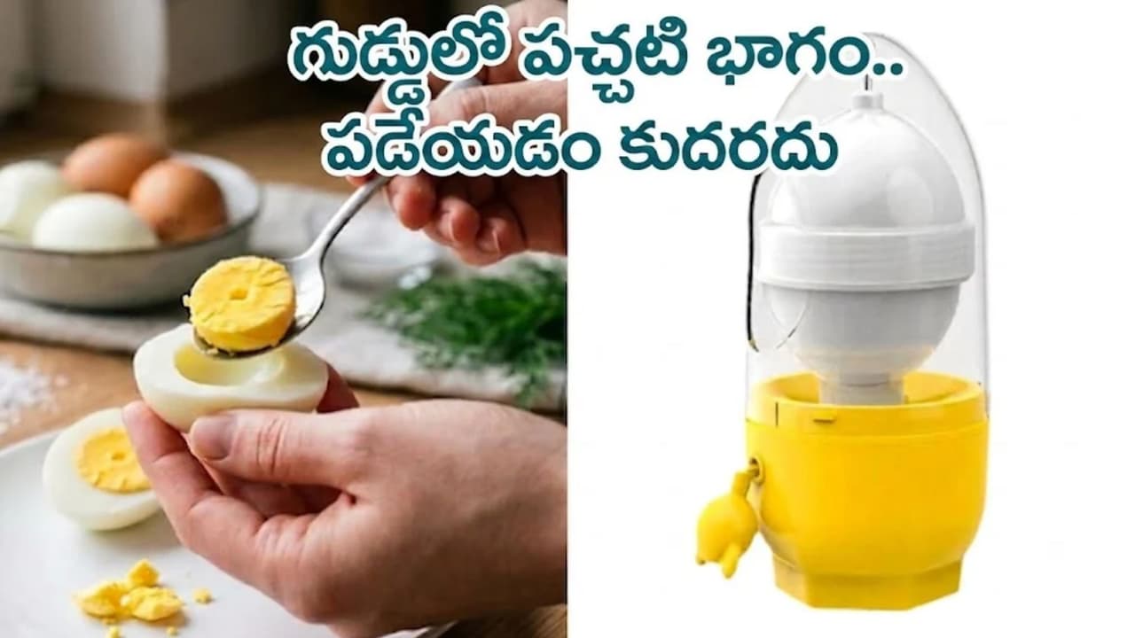 గుడ్డులో పచ్చసొన వేరు చేసే అలవాటుకు చెక్ పెట్టే ఎగ్ స్క్రంబ్లర్ షేకర్