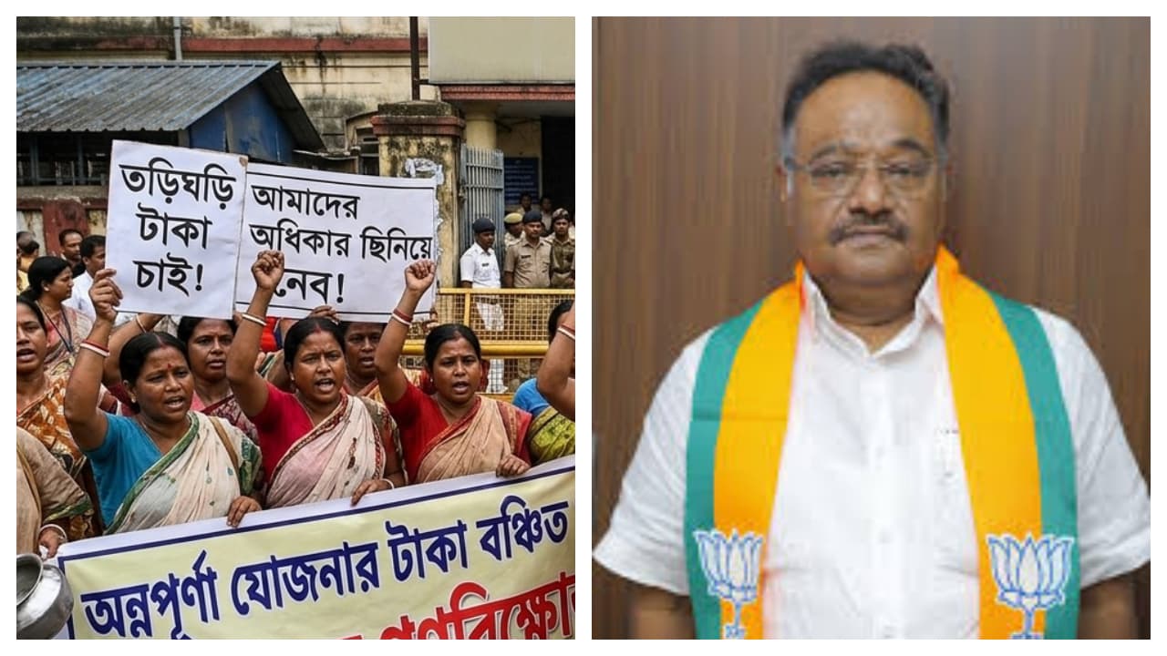 অন্নপূর্ণা যোজনার টাকা নিয়ে বিক্ষোভ, যোগ্যরা পাবেনই: শুভেন্দু