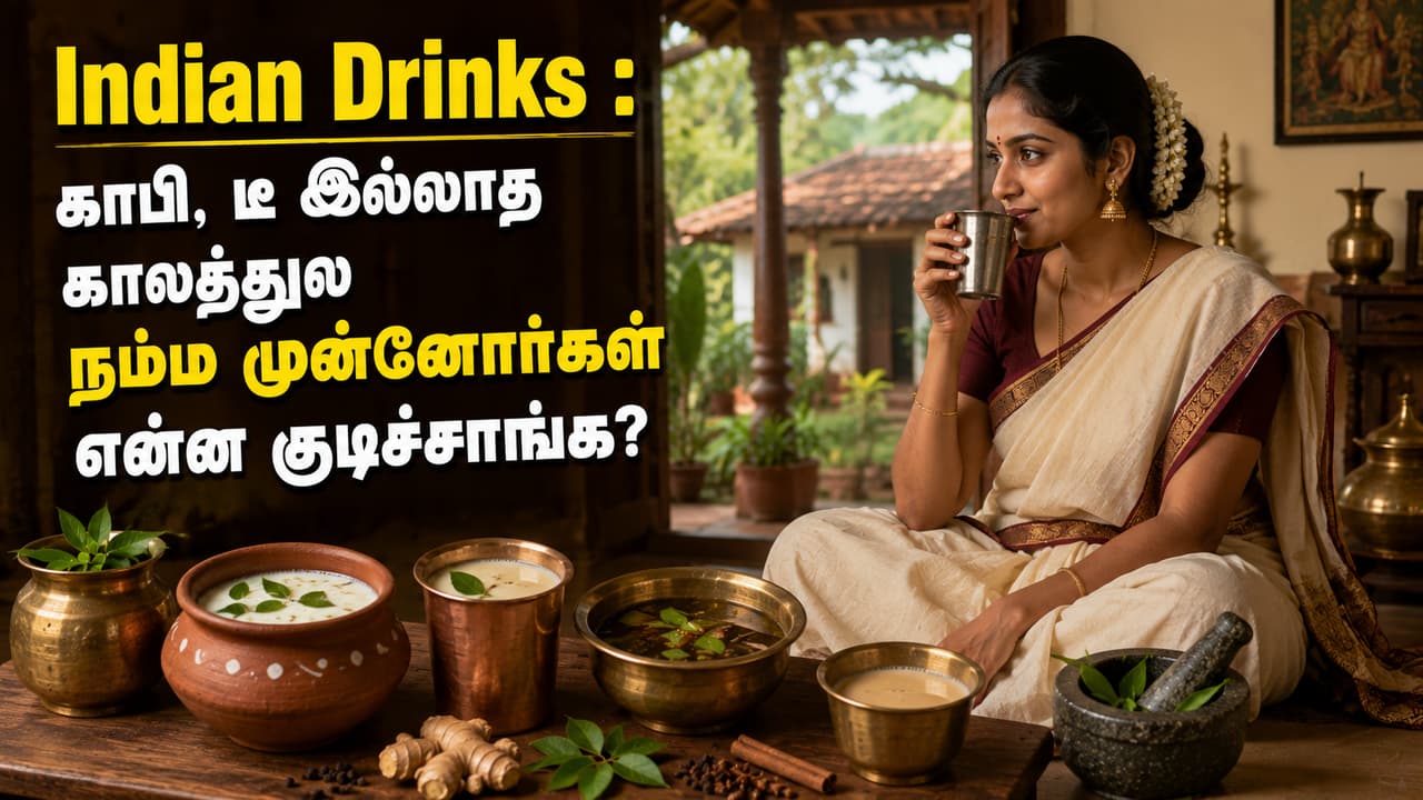 Indian Drinks : காபி, டீ இல்லாத காலத்துல நம்ம முன்னோர்கள் என்ன குடிச்சாங்க?