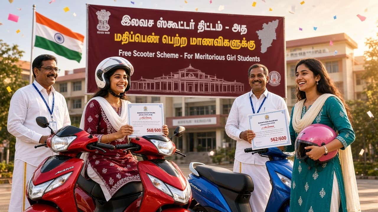 Free Scooty for College Students: கல்லூரி மாணவிகளுக்கு இலவச ஸ்கூட்டி..! அரசு அதிரடி அறிவிப்பு..