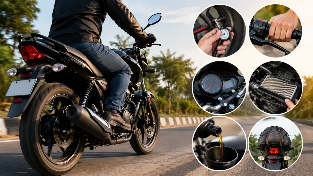 Bike : பைக்கை தினமும் ஓட்டுறீங்களா? பெட்ரோல் செலவை குறைக்க இந்த 7 விஷயங்களை செய்யுங்க!