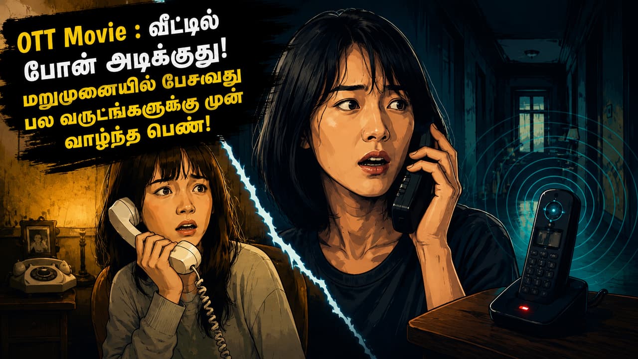 OTT Movie : வீட்டில் போன் அடிக்குது! மறுமுனையில் பேசுவது பல வருடங்களுக்கு முன் வாழ்ந்த பெண்!