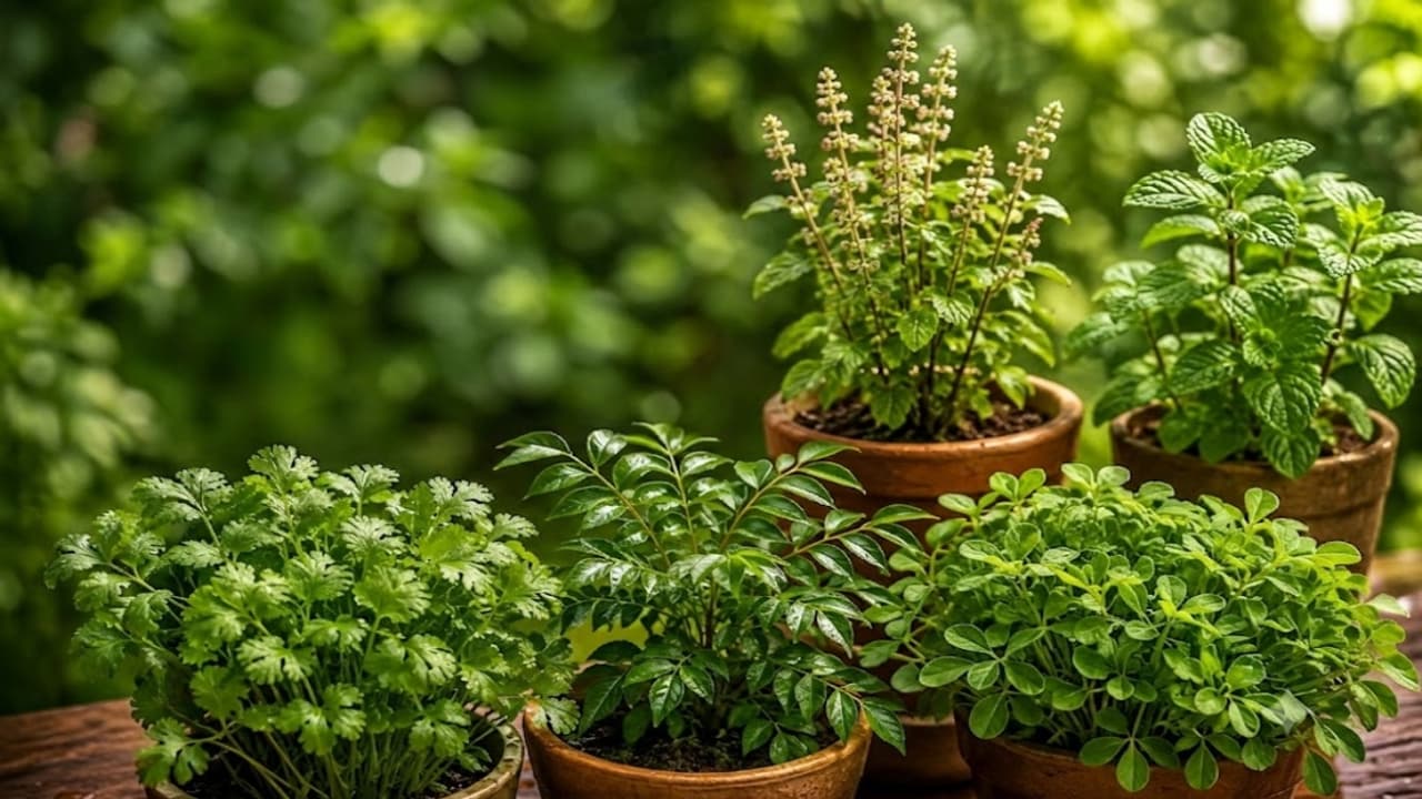 Gardening Tips: துளசி முதல் கறிவேப்பிலை வரை... வீட்டில் ஈஸியா வளர்க்க 5 மூலிகைச் செடிகள்!