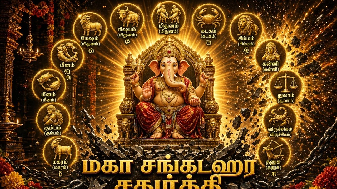 Rasipalan: மகா சங்கடஹர சதுர்த்தி அதிசயம்..! விநாயகர் அருளால் 12 ராசிகளின் தலைவிதியே மாறப்போகுதா?