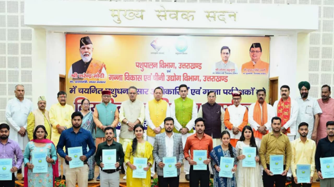 Uttarakhand CM Dhami Hands Appointment Letters to 101 Youth, Highlights Transparent Government Recruitment