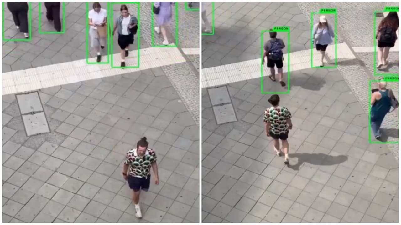 German Designer's ‘Digital Camouflage' Shirt That Makes Humans Invisible To AI, CCTVs (WATCH)