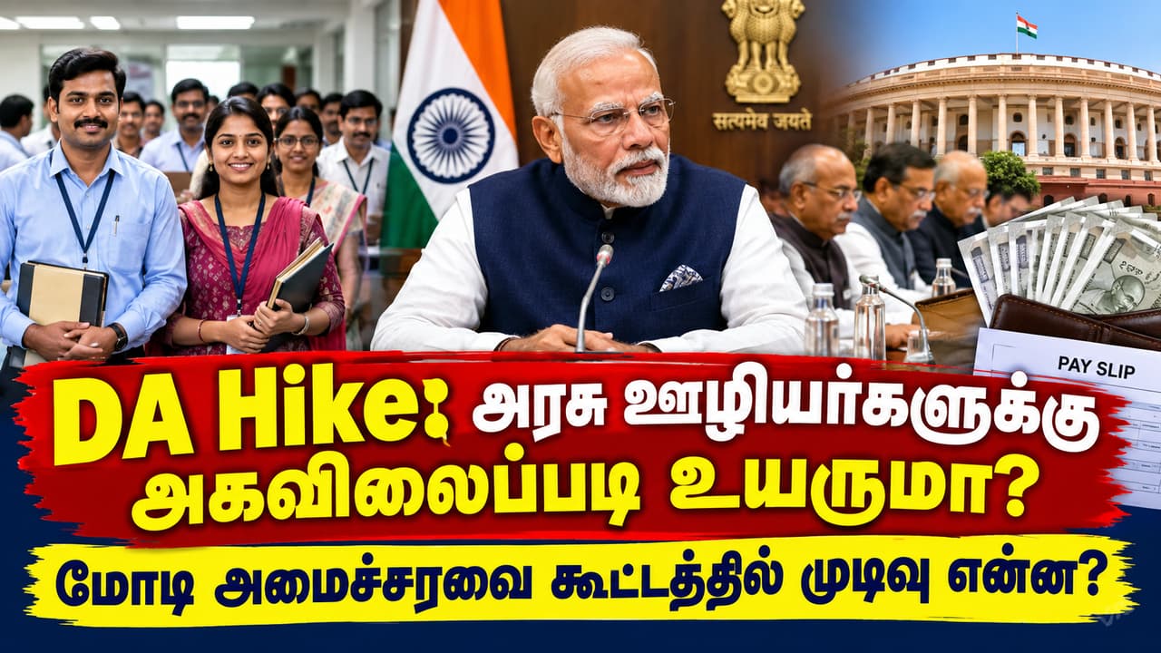 DA Hike: அரசு ஊழியர்களுக்கு அகவிலைப்படி உயருமா? மத்திய அரசு ஊழியர்களுக்கு காத்திருக்கும் தீபாவளி பரிசு.!
