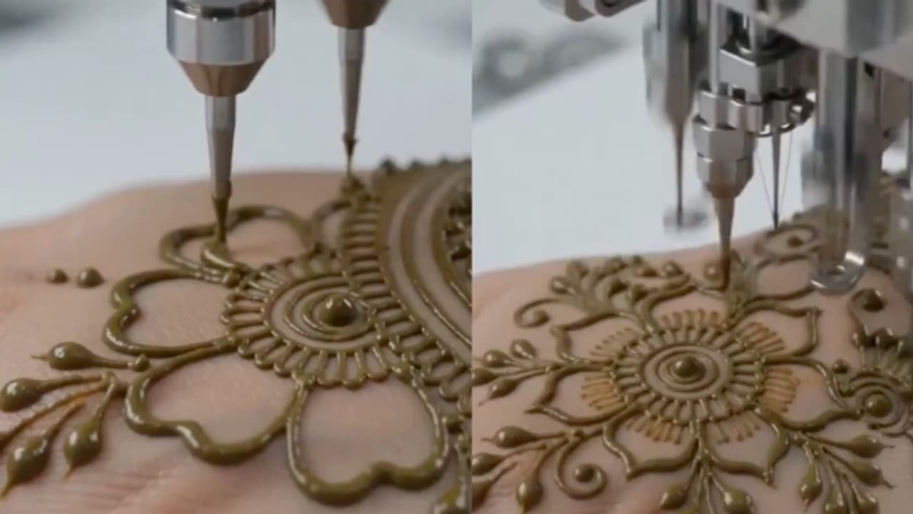 Mehendi-Applying Machine Sparks Job Loss Debate, Harsh Goenka Reacts