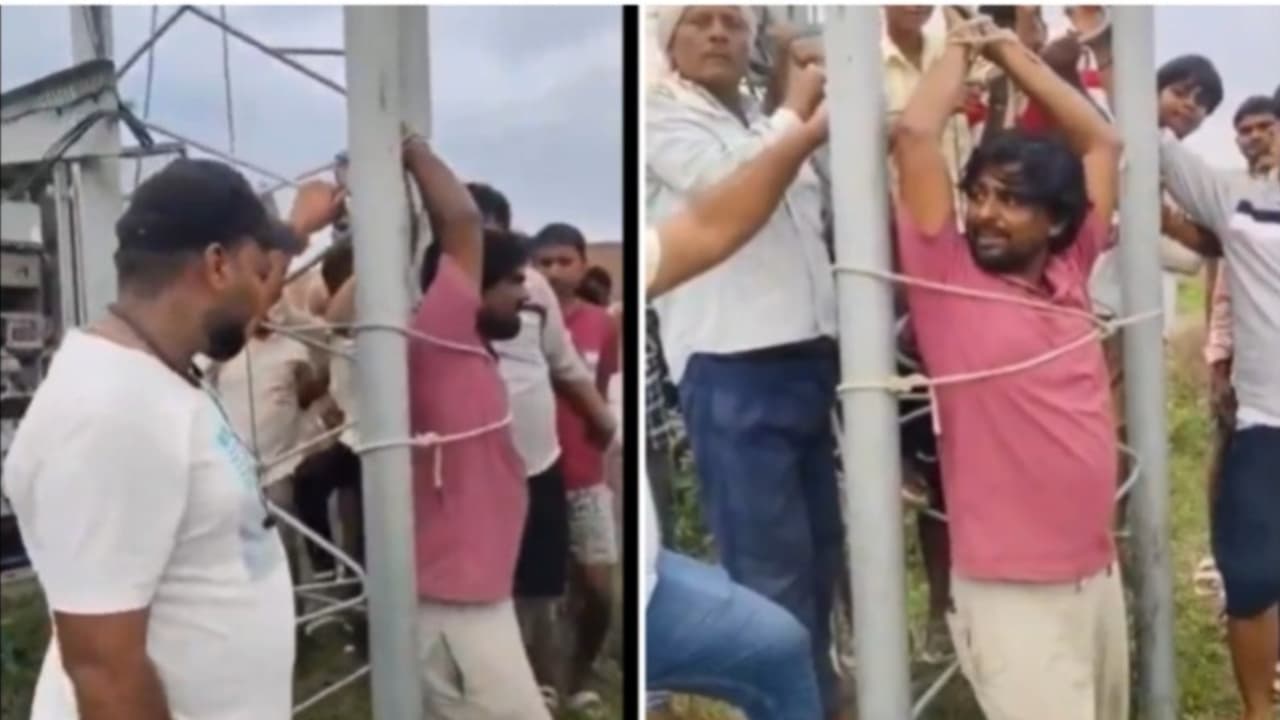 UP Villagers Tie Telecom Technician To Mobile Tower Over Network Woes For 2 Years