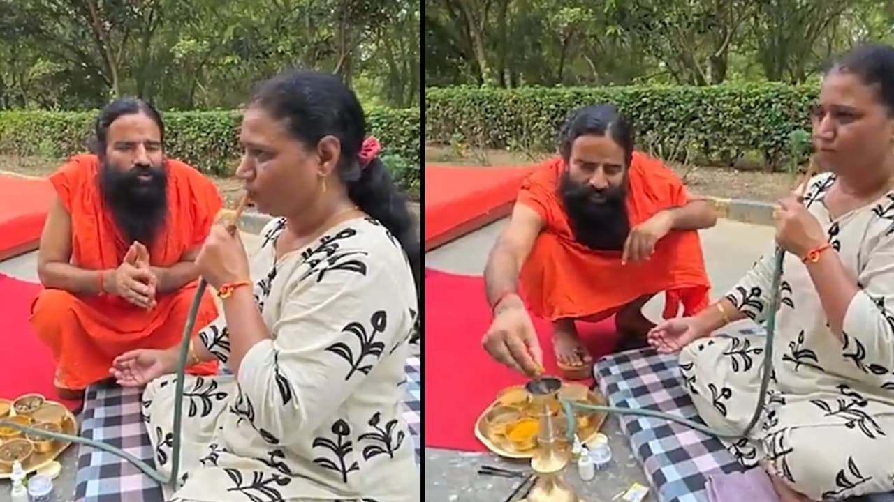 Baba Ramdev s Ayurvedic Hookah Viral Video Leaves Internet Speechless Baba Ramdev s Ayurvedic Hookah Viral Video Leaves Internet Speechless