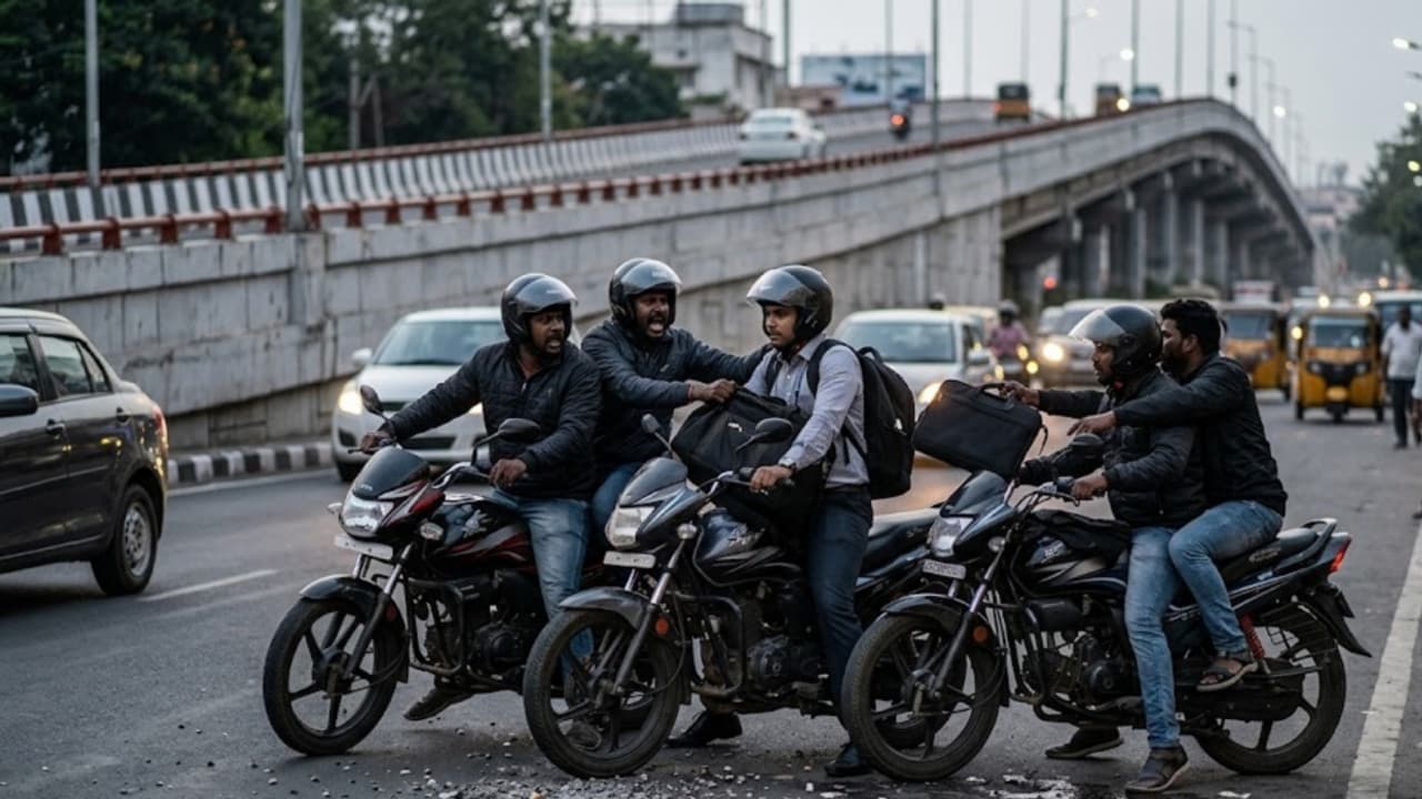 Lawyer Among 4 Arrested for Rs 11 Lakh Robbery Near Flyover in Chennai