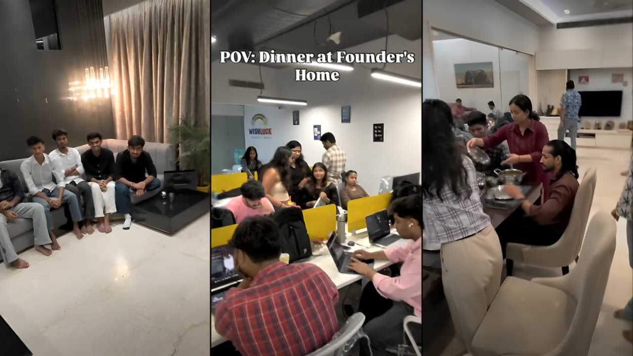 When The Boss Says 'Make Yourself At Home', Literally: Startup Founder's Dinner Video Goes Viral