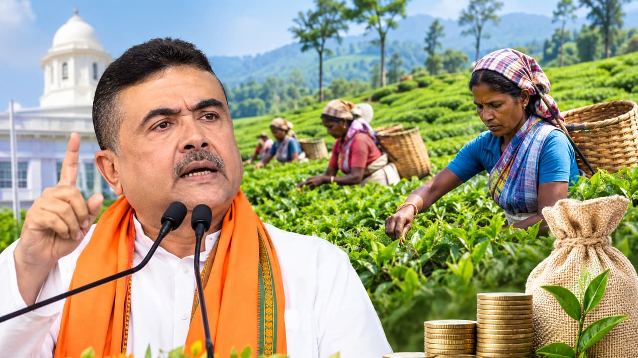 ডুয়ার্সের চা শ্রমিকদের অ্যাকাউন্টে ২০ শতাংশ পুজো বোনাস
