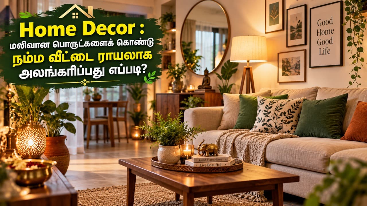 வீட்டை மலிவில் ராயல் அலங்கரிக்க 10 எளிய வழிகள்